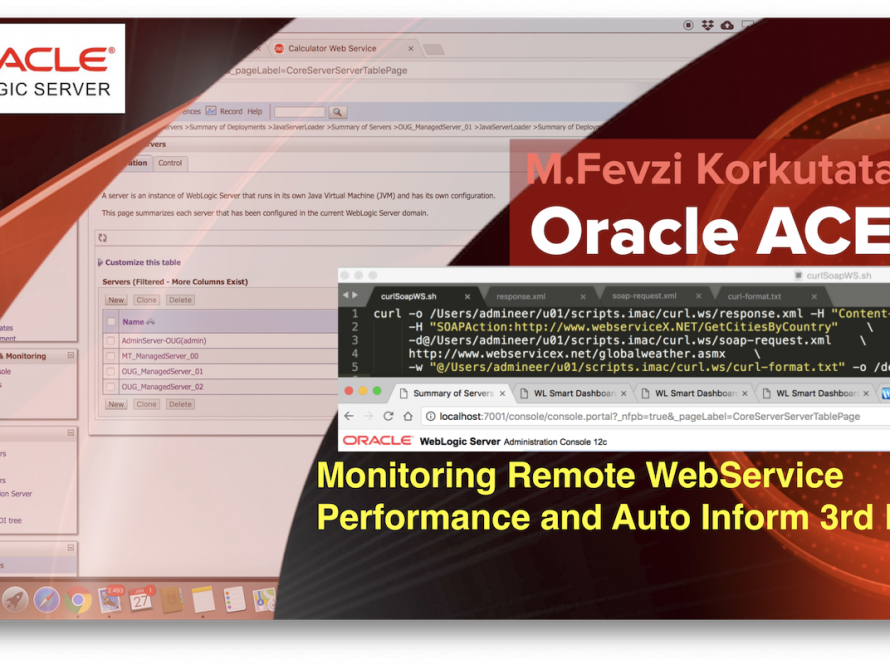 monitoring remote webservice curl on weblogic by fevzi korkutata oracle ace