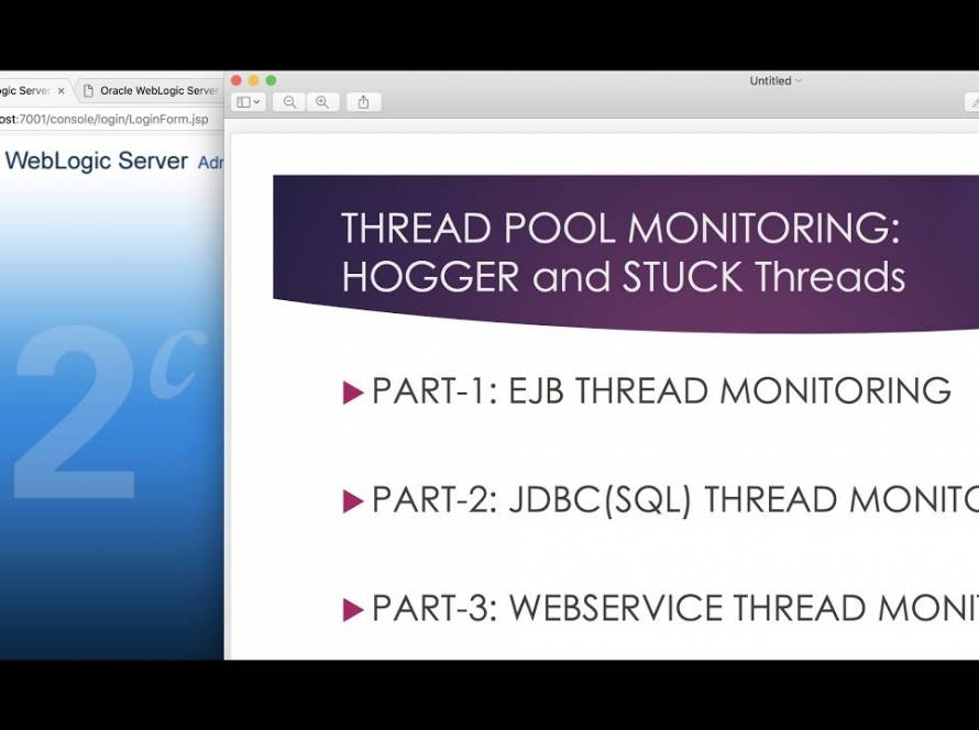 WebLogic Thread Pool Monitoring (Hogger and Stuck Threads) by Fevzi Korkutata, Oracle ACE